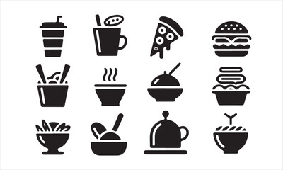 Set of Various Black and White Angel Wing Designs, a collection of diverse angel wing silhouettes in a simple, clean design vector art on white