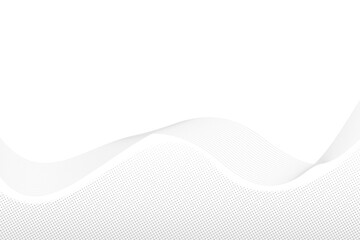 Dotted Wavy Monochrome Line Design