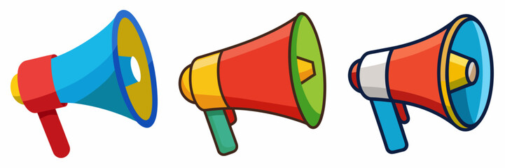 megaphone clipart icon design