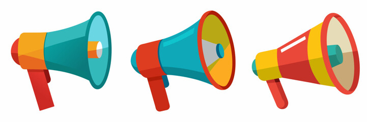 megaphone clipart icon design