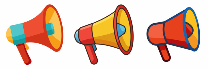 megaphone clipart icon design