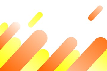 Orange Yellow Rounded Gradient Background