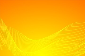 Yellow Mesh Flowing Wave Background