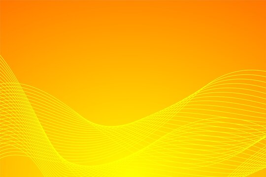 Yellow Mesh Flowing Wave Background