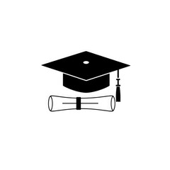 graduation cap and diploma PNG and JPEG with transparent background