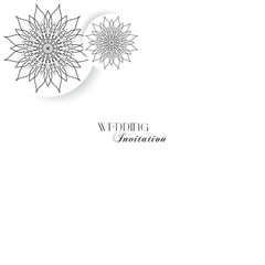 The Gold Mandala Wedding Iinvitation Card