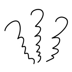 hand-drawn doodle vector