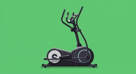 Fototapeta premium Elliptical Cross Trainer: Your Home Fitness Solution