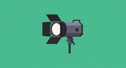 Fototapeta premium Studio Lighting Equipment: Professional Photography and Filmmaking