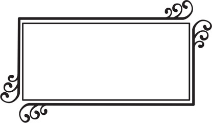 Obraz premium border frame Line