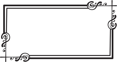 border frame Line