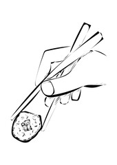 Mit Stäbchen essen