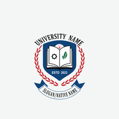3071 educational logo school college university learning institute book academy organization