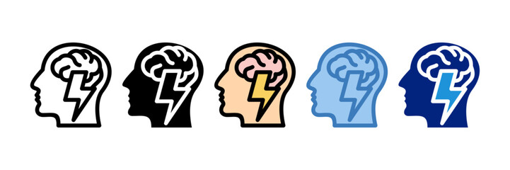 Brainstorming Icon Element For Design
