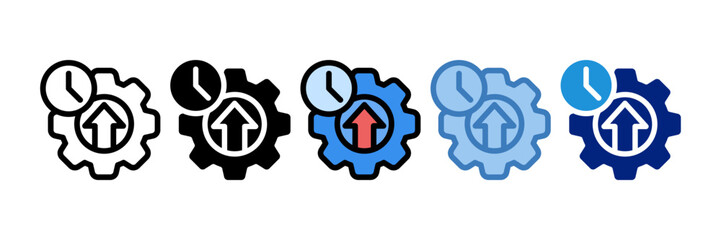 Efficiency Icon Element For Design