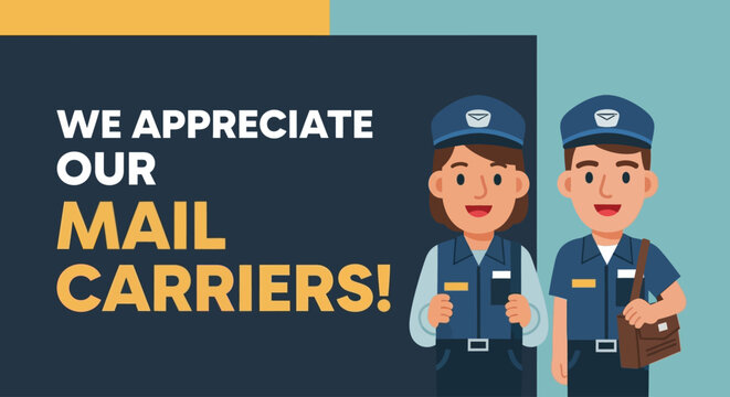 Celebrating Our Dedicated Mail Carriers Appreciation Post