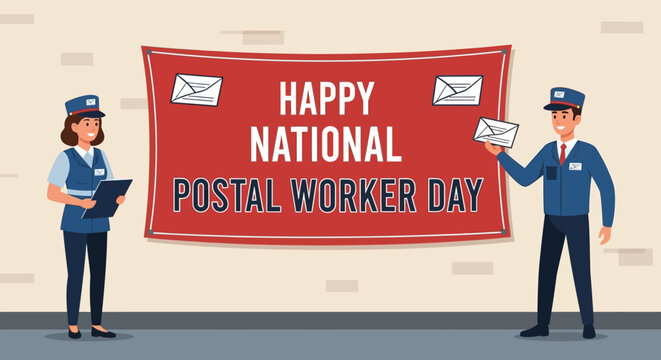 Happy National Postal Worker Day Celebrating Our Mail Carriers