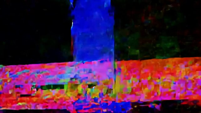 Vibrant animated text announces 'Coming Soon' colorful dynamic style black background perfect event promos festival teasers 4K UHD