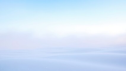 Obraz premium Serene winter landscape pastel sky over snow covered plains