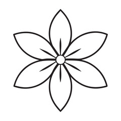 a lemon blossom icon with five petals and a bright