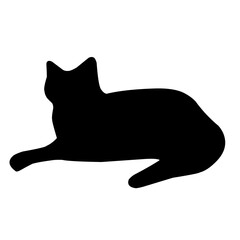 Cat Silhouette Illustration