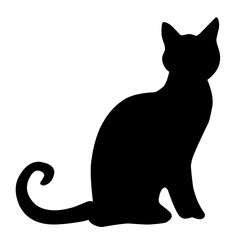 Cat Silhouette Illustration