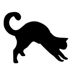 Cat Silhouette Illustration