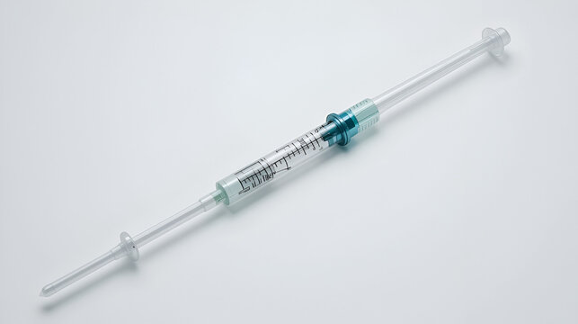 Intravenous cannula or Branula isolated against white