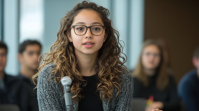 Action shot of students presenting their cultural heritage projects capturing their expressions visuals of their projects Focus diversity vibrancy natural or ambient lighting highlighting the details