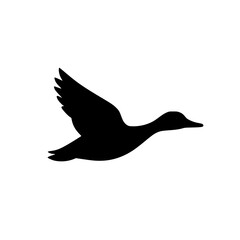 Fototapeta premium silhouette vector of a bird,black silhouette of a bird,vector illustration of a bird