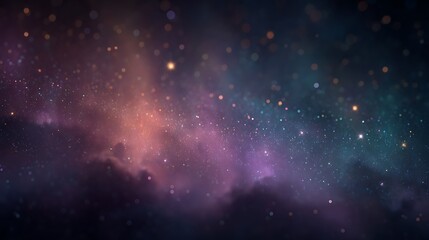 Glittering nebulous gradient