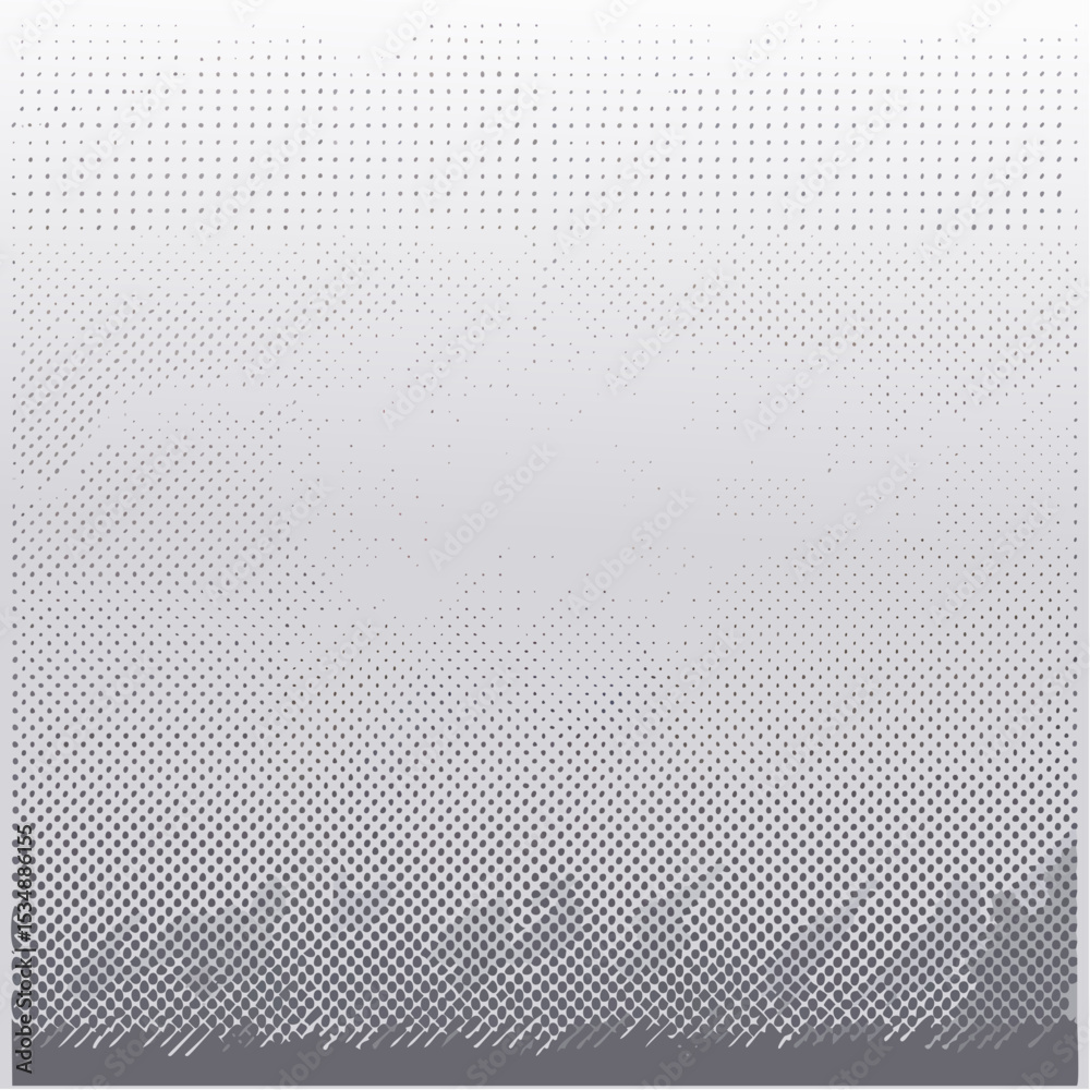 Poster abstract halftone gradient background with dots forming a textured modern design element.