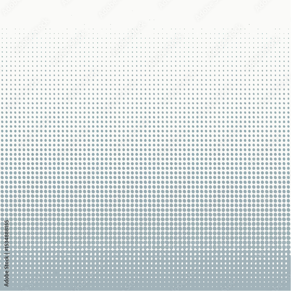 Poster Abstract gradient halftone pattern background with dots in varying sizes and densities