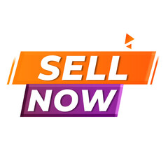 Obraz premium Sell now png eCommerce tag Product price label