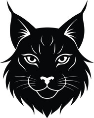 vector illustration of a cat silhouette