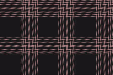 Seamless plaid pattern, black-pink, reflects modernity but also sweetness. Suitable for designing clothes, skirts, pants, casual wear or aprons with style.