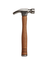 [Transparent Background PNG]Wooden Handle Hammer Close-up