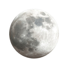 Fototapeta premium [Transparent Background PNG]Full Moon in the Night Sky