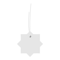 illustration silver identity tag