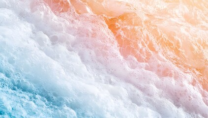 This high-resolution abstract artwork showcases a fluid blend of watercolor patterns and marble-like swirls. 