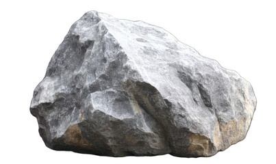 Fototapeta premium [Transparent Background PNG]Large Gray Stone on transparent background