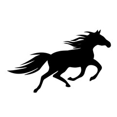 horse silhouette illustration