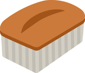 Pound Cake Flat Icon