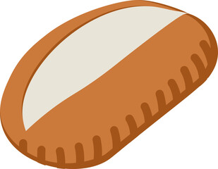 Ciabatta Flat Icon