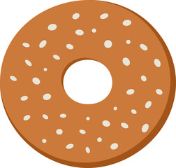 Bagel Flat Icon
