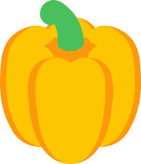 Bell Pepper Flat Icon