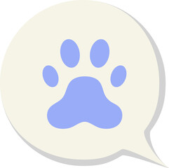 Pet Talk Flat Icon