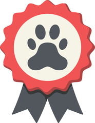Pet Badge Flat Icon