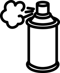 Air Freshener Spray Line Icon