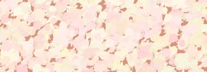 Brush texture, Abstract flower in autumn on brown background, Procreate Pocket, Digital Art